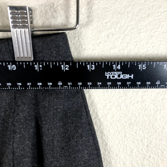 VINTAGE Burberrys Of London Skirt Gray Wool Pencil Midi Career Size X Small - Picture 6 of 15